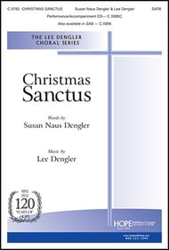 Christmas Sanctus SATB choral sheet music cover Thumbnail